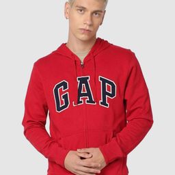 GAP Men Logo Printed Hooded Sweatshirt-picture-37