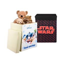 YK Blue & Black 2 Pieces Disney Toy Printed Multi-Utility Organisers With Lid & Handles-image-54