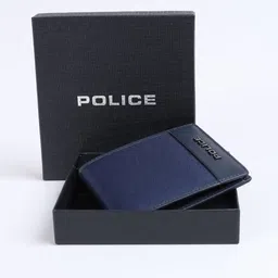 Police Men Textured Leather Two Fold Wallet-48