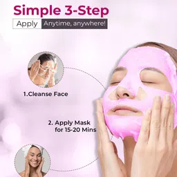 Sparkel Set Of 3 Youth Anti-Ageing Sheet Mask With Vitamin E & Retinol image 2