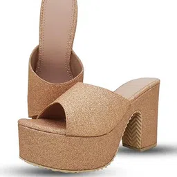 Digni Women Open Back Block Heels-picture-43