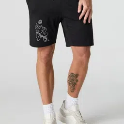 FABSTIEVE Men Printed Low-Rise Shorts-image-90