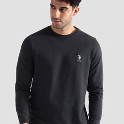 U.S. Polo Assn. Round NeckPure Cotton Lounge T-Shirt-image-85