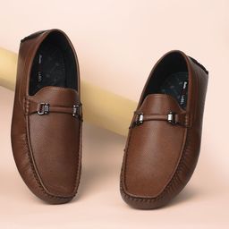 Bata Men PU Loafers-image-59