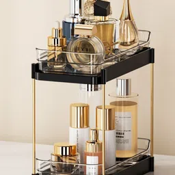 Mason Home Black Set of 1 Regular Makeup Organiser Organisers-12