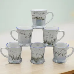 laghima jadon Printed Ceramic Glossy Cups Set of 6-33