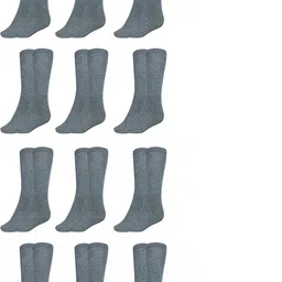 MUKHAKSH Unisex Grey Socks-image-73