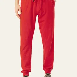 AMSWAN Men Striped Cotton Mid-Rise Joggers-image-11