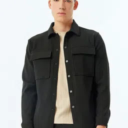 Koton Men Tailored Jacket with Embroidered-picture-38