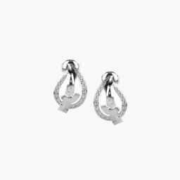 VALANOVA 14K White Gold Certified 0.44Ct Lab Grown Diamond Earrings-picture-30