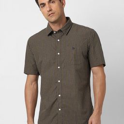 Van Heusen Sport Men Slim Fit Opaque Checked Casual Shirt-picture-32