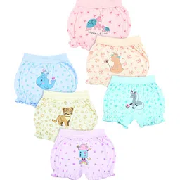 Revvo Junior Pack Of 6 Printed Pure Cotton Basic Briefs + RJB-312-picture-35