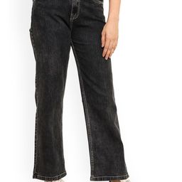 zayla Women Comfort Wide Leg High-Rise Ripped Cropped Jeans-image-64