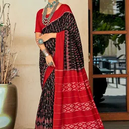 DIVASTRI Ikat Saree-image-90