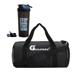GROUPERS Printed Medium Foldable Sports or Gym Duffel Bag-14