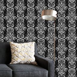 ArtzFolio Printed UV-Resistant Anti-Bacterial Monochrome Vintage Peel & Stick Wallpaper-image-49