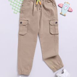 Toonyport Boys Slim Fit Mid-Rise Easy Wash Cotton Cargo Styles Joggers-image-57