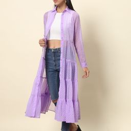 CORSICA Women Longline Button Shrug-20