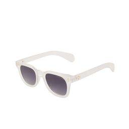 BAYBERRY Unisex Black Lens & White Square Sunglasses with-28