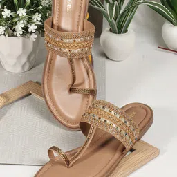 Anouk Women One Toe Flats-image-53