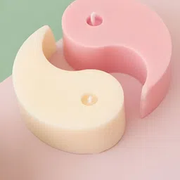 Aromatic Fables Pink & White 2 pieces Pillar Candle-image-12
