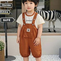 LULU & SKY Infants Pure Cotton T-Shirt With Short-image-18