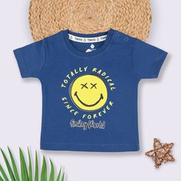 YK X Tinyo Infant Boys Smiley Printed Pure Cotton T-shirt-image-73