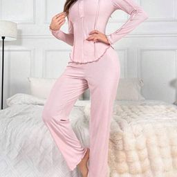 StyleCast Women Round Neck Long Sleeves Night Suits-picture-27