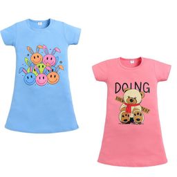 Todd N Teen Girls Printed Nightdress-image-90