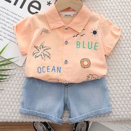 INCLUD Boys Printed Shirt With Shorts-image-84