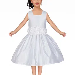 BAESD Satin A-Line Dress-image-71