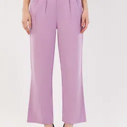 HIGH BUY Women Relaxed High-Rise Pleated Trousers-picture-26
