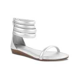 Padchin Women Striped Gladiators Flats-picture-20