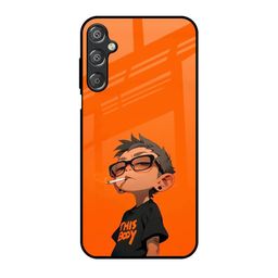 QRIOH Rebel Kid Samsung Galaxy M15 5G Glass Back Case Mobile Accessories-image-8