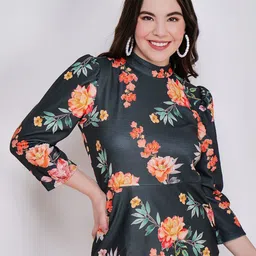 Frolic Rolic Floral Print Top-image-56