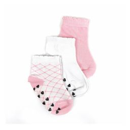 Nuluv Infant Girls Pack Of 3 Printed Ankle Length Socks-26