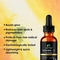NITRO SKILL Vitamin C Face Serum For Dark Sports - 15 ml image 2