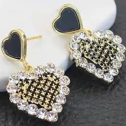 ONUYX Gold-Plated Alloy Zircon Earrings-image-96