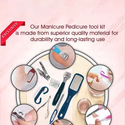 MAJESTIQUE Set Of 7 Manicure & Pedicure Tools Kit image 2