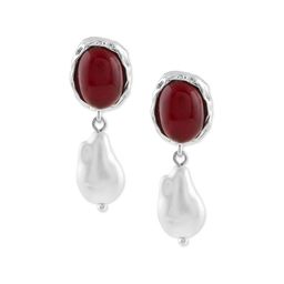Zaveri Pearls Contemporary Drop Earrings-11