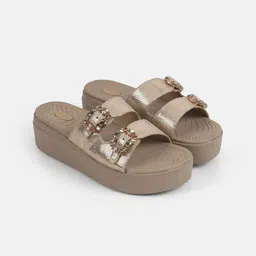 Mochi Printed Flatform Mules-36