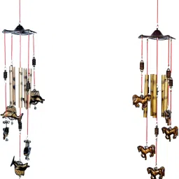 Dolphin Horse Wind Chimes Sound for Home Décor,Wall Hanging,Gift,Soundbells Aluminium Windchime-image-9