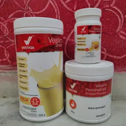 F1 VANILLA 500GM-PROTEIN POWDER 200GM-ENERGY DRINK GINGER AFRESH WEIGHT LOSS Nutrition Drink-image-29