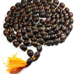 Vedansh 100 % original Kamal Gatta Mala / Lotus Seeds / Lotus Beads / Mala For Laxmi Mata Pujan Wood Chain-image-9
