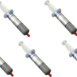 ATEKT Silicone Compounds Thermal Grease Paste ISOL 6 Heat Sink Compound for CPU and Chipsets Graphics Card LED IC (Grey, 30 g) Carbon Based Thermal Paste-2