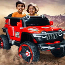 Big Jumbo Size 4x4 Off-Road Electric Car With Openable Doors Big Wheels Jeep Battery Operated Ride On-7