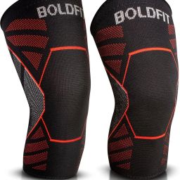 Knee Support Cap Sleeves Pair For Sports, Pain Relief For Men And Women (Small) Knee Support-18
