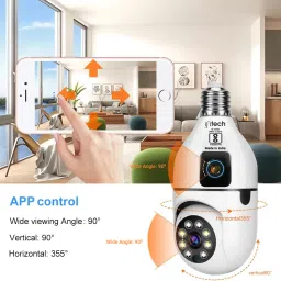 IFITech 4MP Dual Lens Wireless Smart Home Security WiFi Camera | 2 Megapixel Each Lens Security Camera image 3