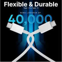 PRAKIE Type C 3 A 1 m Original Fast Charging Cable USB Type C To Type C image 3