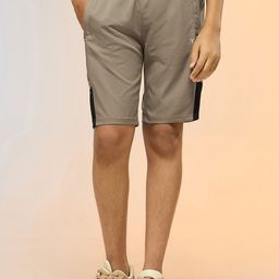 Technosport Boys Slim Fit Colorblock Sports Shorts-picture-12